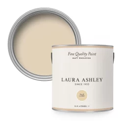 Laura Ashley Matt Emulsion Paint Pale Linen - 2.5L