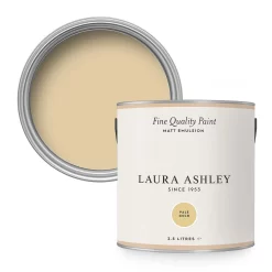 Laura Ashley Matt Emulsion Paint Pale Gold - 2.5L