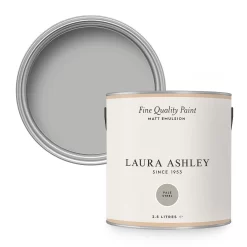 Laura Ashley Matt Emulsion Paint Pale Steel - 2.5L