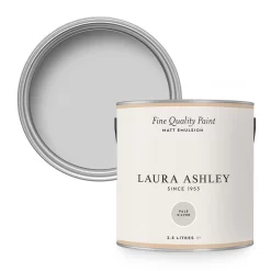 Laura Ashley Matt Emulsion Paint Pale Silver - 2.5L