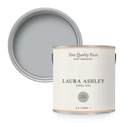 Laura Ashley Matt Emulsion Paint Pale Slate - 2.5L