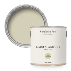 Laura Ashley Matt Emulsion Paint Pale Hedgerow - 2.5L
