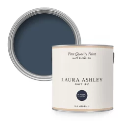 Laura Ashley Matt Emulsion Paint Midnight Seaspray - 2.5L