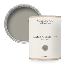 Laura Ashley Matt Emulsion Paint Pale French Grey - 5L