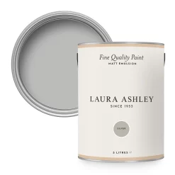 Laura Ashley Matt Emulsion Paint Silver - 5L