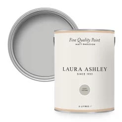 Laura Ashley Matt Emulsion Paint Soft Silver - 5L