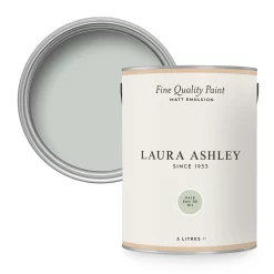 Laura Ashley Matt Emulsion Paint Pale Eau De Nil - 5L