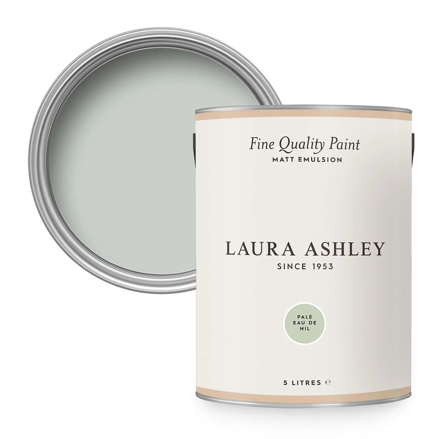 Laura Ashley Matt Emulsion Paint Pale Eau De Nil - 5L 1 Laura Ashley Matt Emulsion Paint Pale Eau De Nil - 5L