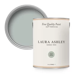 Laura Ashley Matt Emulsion Paint Pale Grey Green - 5L