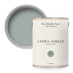 Laura Ashley Matt Emulsion Paint Grey Green - 5L