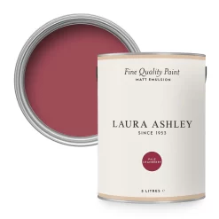 Laura Ashley Matt Emulsion Paint Pale Cranberry - 5L