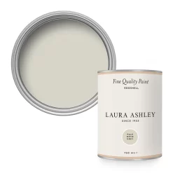 Laura Ashley Eggshell Paint Pale Dove Grey - 750ml