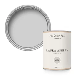 Laura Ashley Eggshell Paint Pale Silver - 750ml