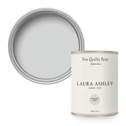 Laura Ashley Eggshell Paint Powder Grey - 750ml