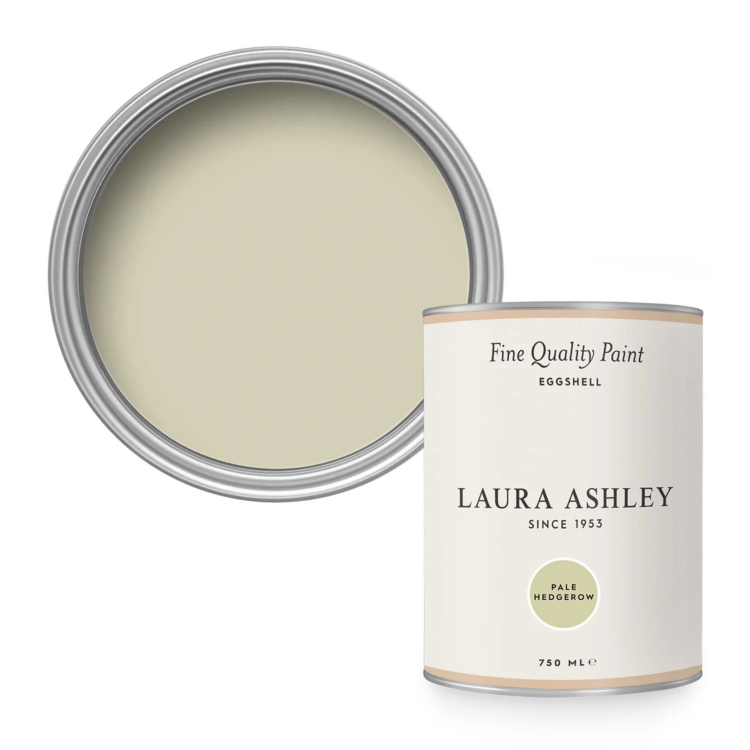 Laura Ashley Eggshell Paint Pale Hedgerow - 750ml 1 Laura Ashley Eggshell Paint Pale Hedgerow - 750ml