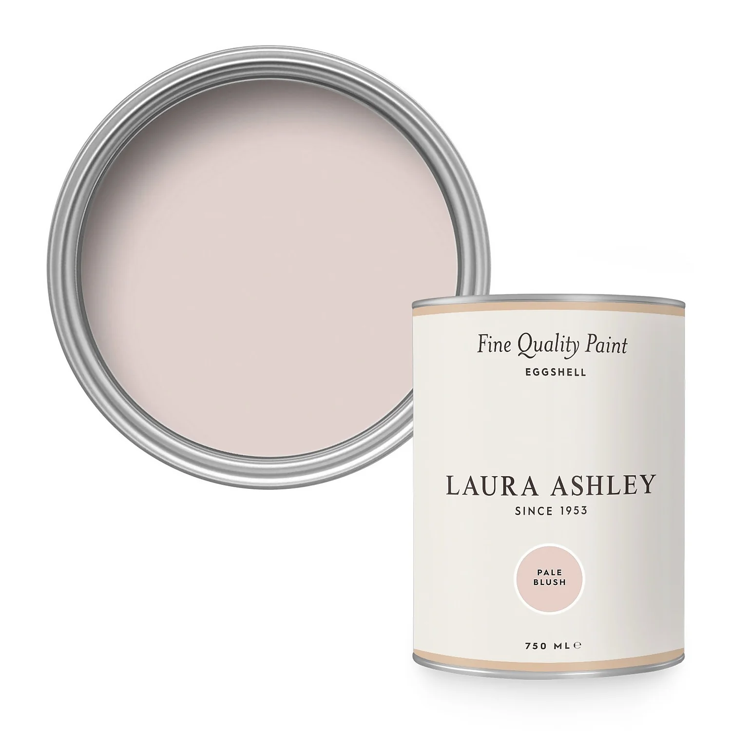 Laura Ashley Eggshell Paint Pale Blush - 750ml 1 Laura Ashley Eggshell Paint Pale Blush - 750ml