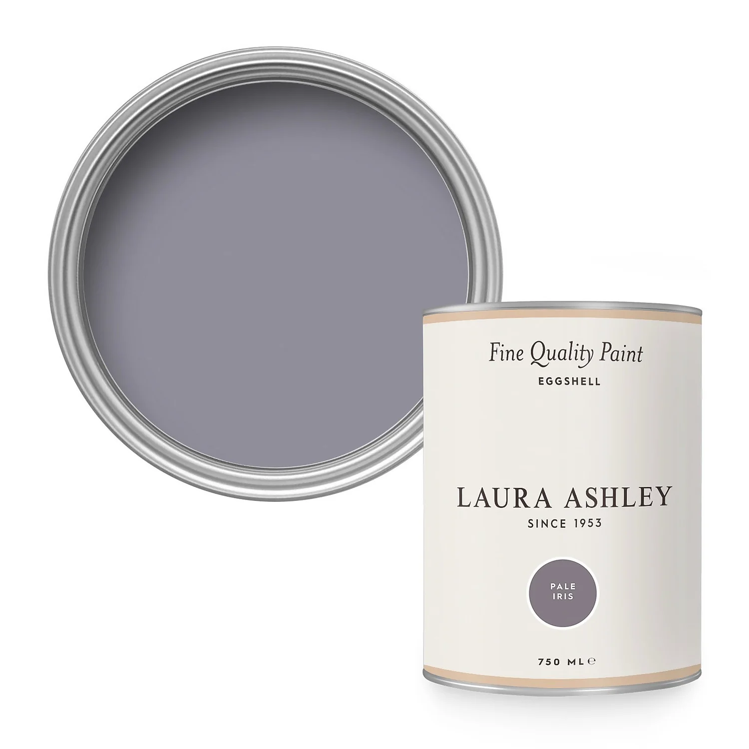 Laura Ashley Eggshell Paint Pale Iris - 750ml 1 Laura Ashley Eggshell Paint Pale Iris - 750ml