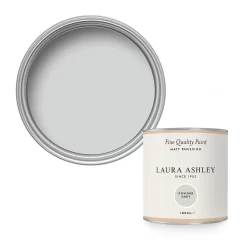 Laura Ashley Matt Emulsion Paint Powder Grey Tester 100ml