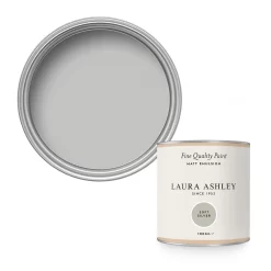 Laura Ashley Matt Emulsion Paint Soft Silver Tester 100ml