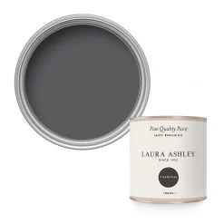 Laura Ashley Matt Emulsion Paint Charcoal Tester 100ml