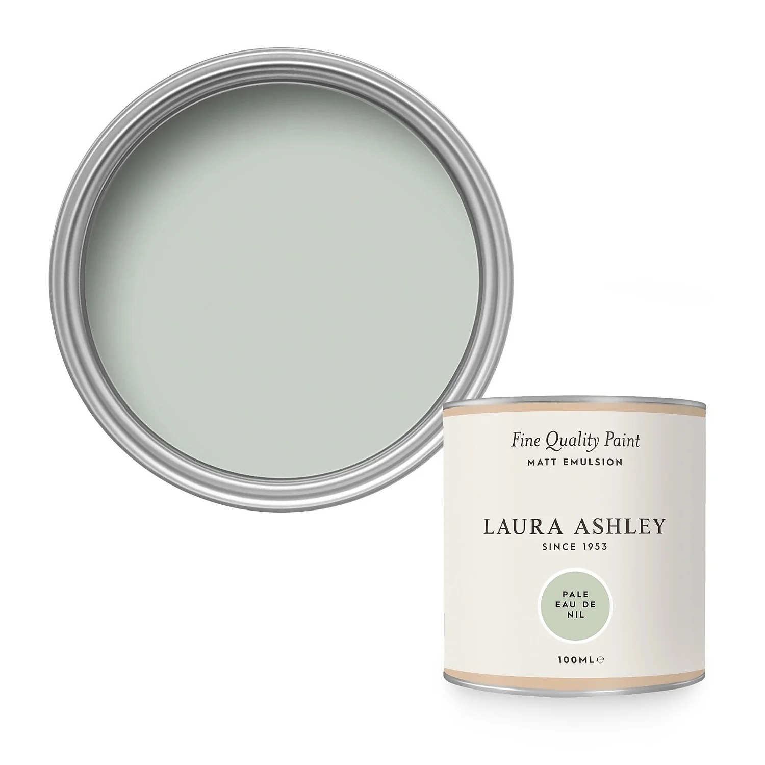 Laura Ashley Matt Emulsion Paint Pale Eau De Nil - Tester 100ml 1 Laura Ashley Matt Emulsion Paint Pale Eau De Nil - Tester 100ml