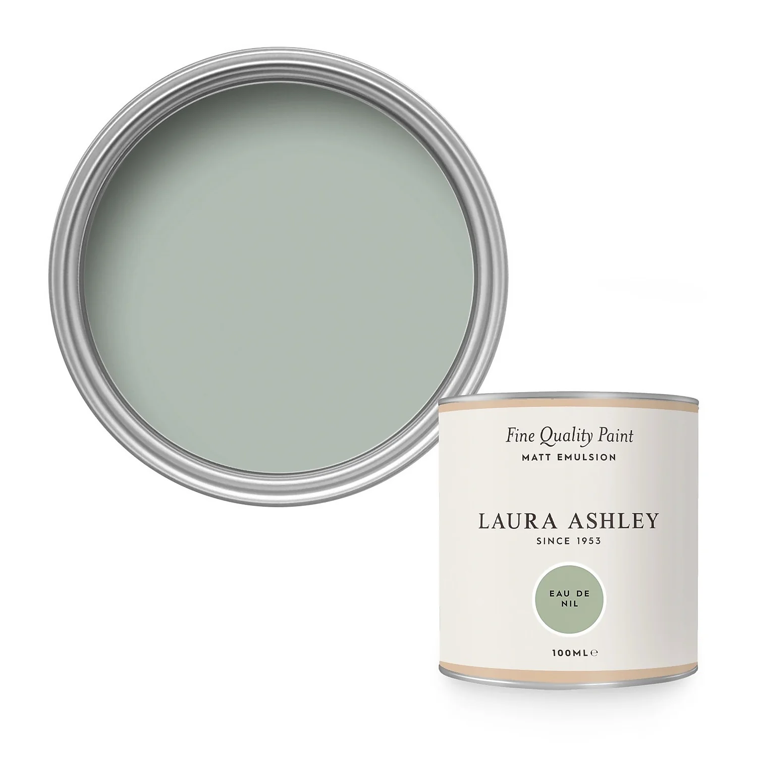 Laura Ashley Matt Emulsion Paint Eau De Nil Tester 100ml 1 Laura Ashley Matt Emulsion Paint Eau De Nil Tester 100ml
