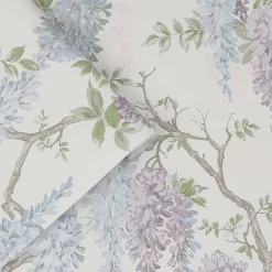 Laura Ashley Wisteria Garden Pale Iris Wallpaper 5 Laura Ashley Wisteria Garden Pale Iris Wallpaper -Laura Ashley Sales Store 13135799 1764871509224450