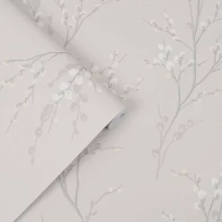 Laura Ashley Pussy Willow Dove Grey Wallpaper -Laura Ashley Sales Store 13135804 1254871509211991