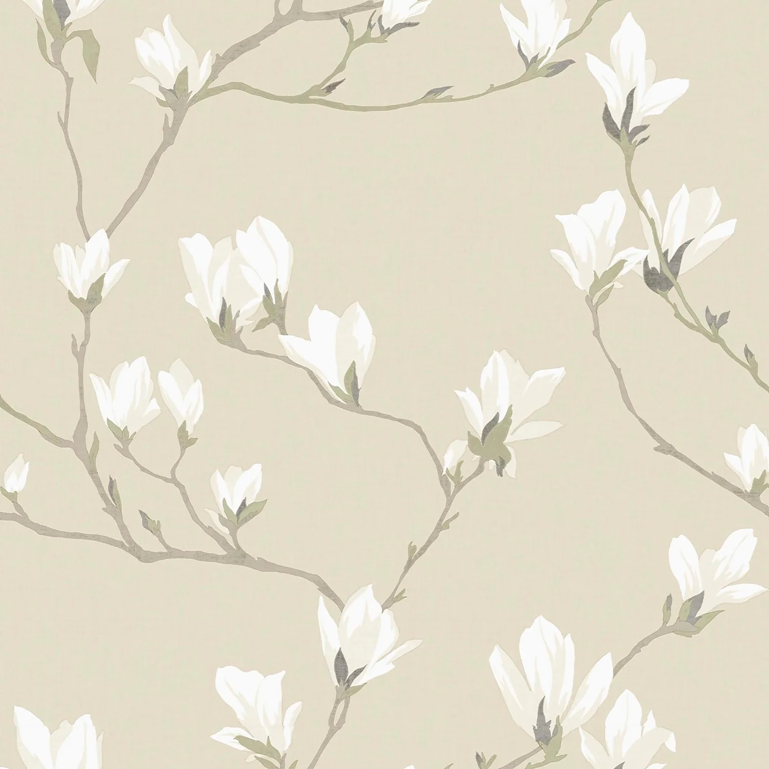 Laura Ashley Magnolia Grove Natural Wallpaper 1 Laura Ashley Magnolia Grove Natural Wallpaper