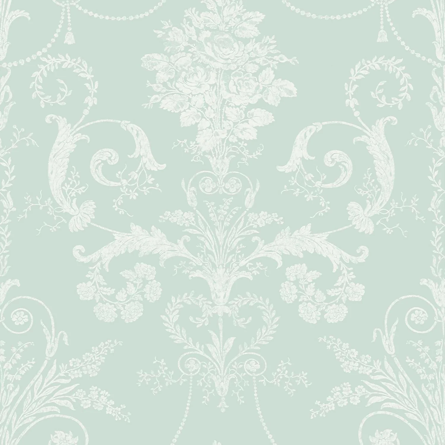 Laura Ashley Josette Duck Egg Wallpaper 1 Laura Ashley Josette Duck Egg Wallpaper