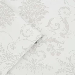 Laura Ashley Josette Dove Grey/White Wallpaper 5 Laura Ashley Josette Dove Grey/White Wallpaper -Laura Ashley Sales Store 13135829 2134871507784432
