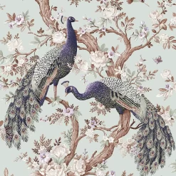 Laura Ashley Belvedere Duck Egg Wallpaper