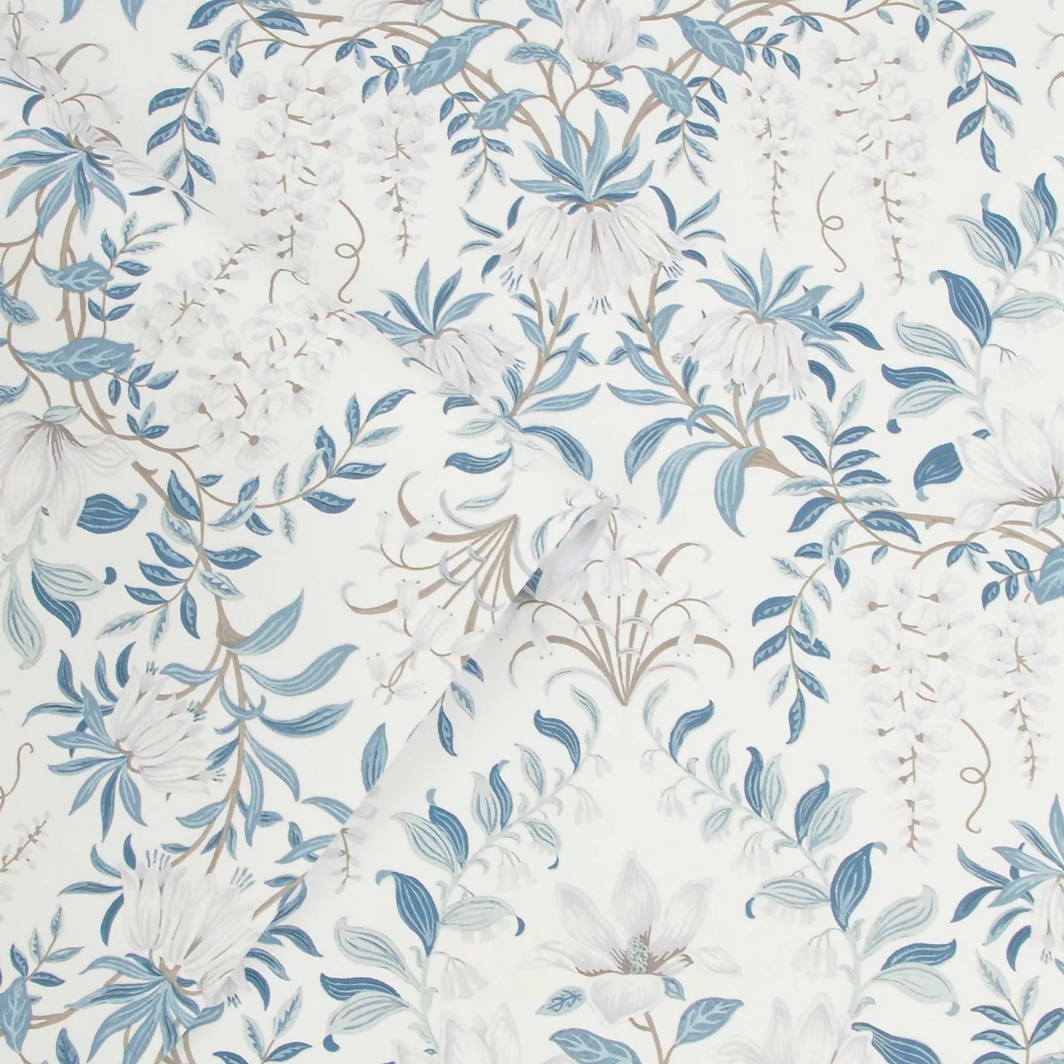 Laura Ashley Parterre Off White/Seaspray Wallpaper 3 Laura Ashley Parterre Off White/Seaspray Wallpaper - Image 3