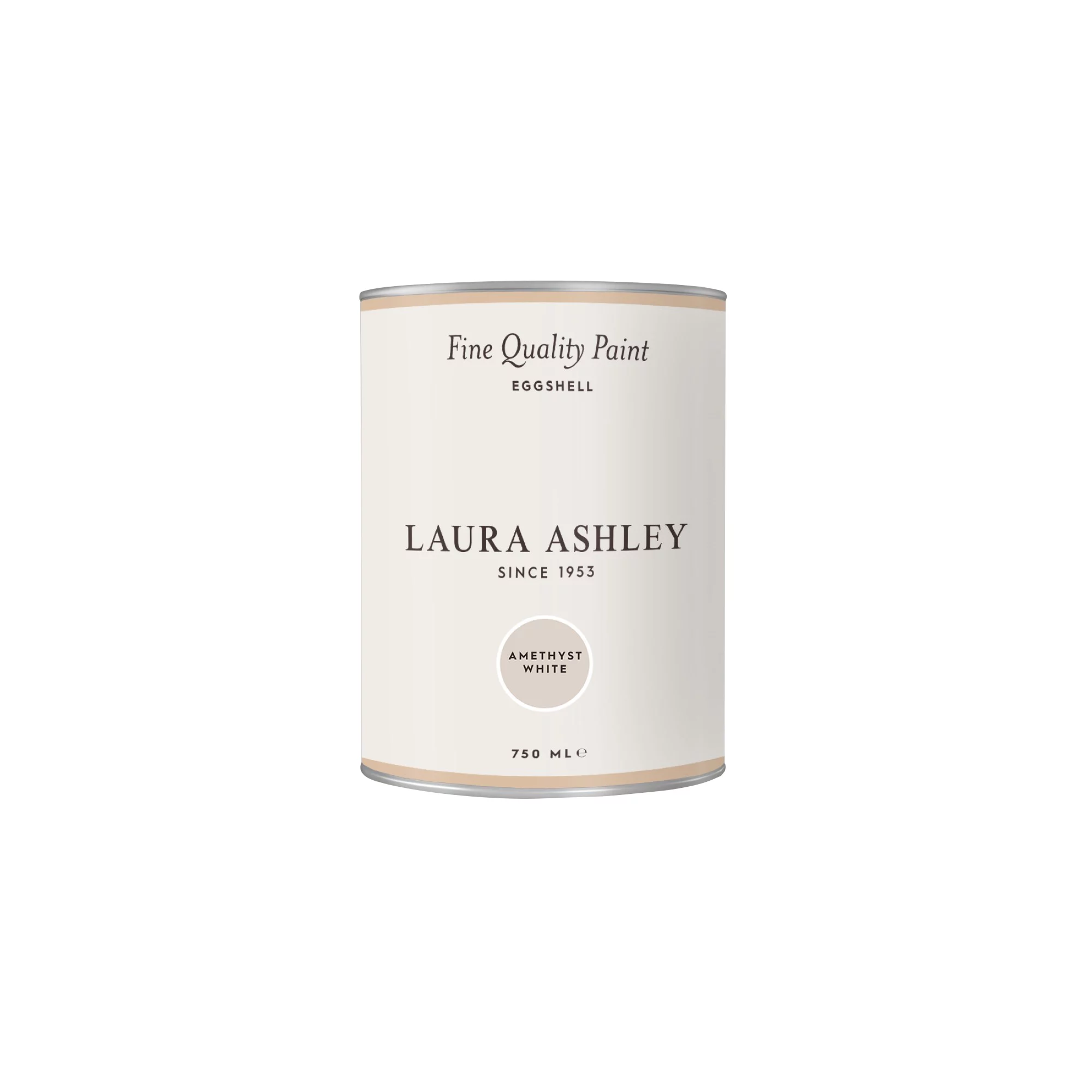 Laura Ashley Amethyst White Eggshell Emulsion Paint, 750ml 4 Laura Ashley Amethyst White Eggshell Emulsion Paint, 750ml - Image 4