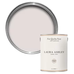 Laura Ashley Amethyst White Matt Emulsion Paint, 5L