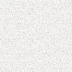 Laura Ashley Annecy White Damask Smooth Wallpaper