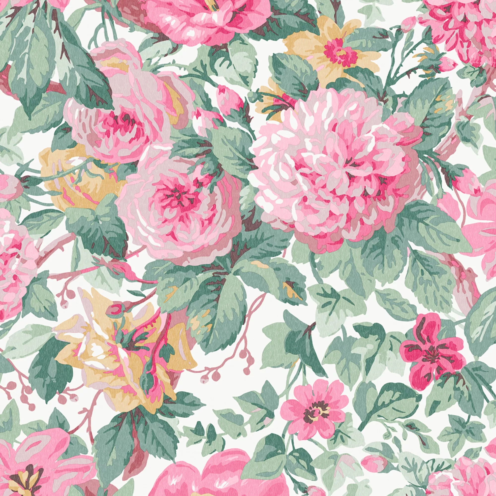 Laura Ashley Aveline Rose Pink Floral Smooth Wallpaper 2 Laura Ashley Aveline Rose Pink Floral Smooth Wallpaper - Image 2
