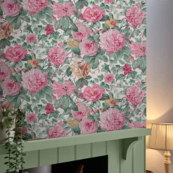 Laura Ashley Aveline Rose Pink Floral Smooth Wallpaper 10 Laura Ashley Aveline Rose Pink Floral Smooth Wallpaper -Laura Ashley Sales Store laura ashley aveline rose pink floral smooth wallpaper5011583492958 20i bq