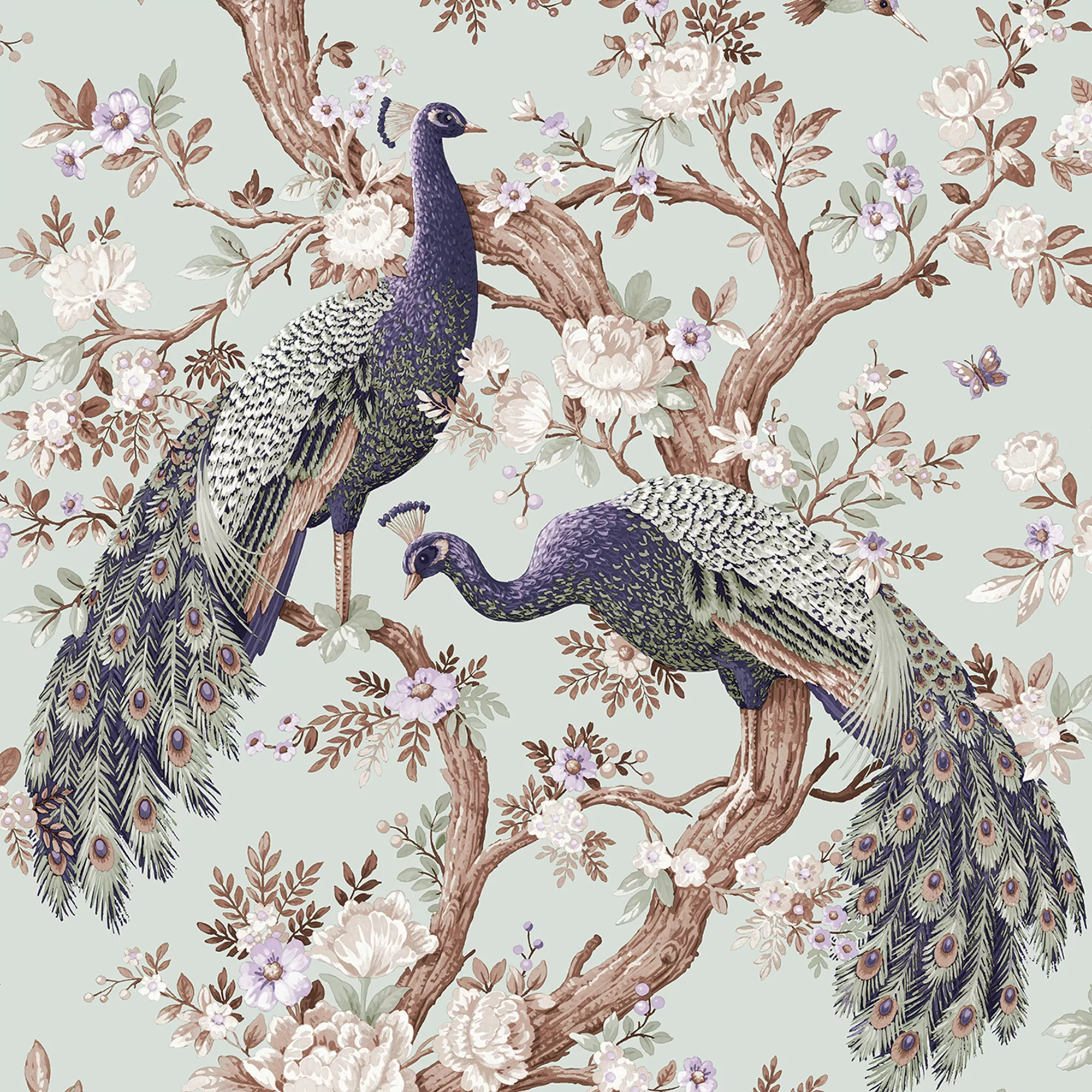 Laura Ashley Belvedere Duck Egg Peacock Smooth Wallpaper 1 Laura Ashley Belvedere Duck Egg Peacock Smooth Wallpaper