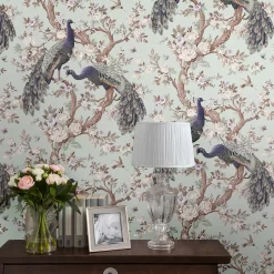 Laura Ashley Belvedere Duck Egg Peacock Smooth Wallpaper 9 Laura Ashley Belvedere Duck Egg Peacock Smooth Wallpaper -Laura Ashley Sales Store laura ashley belvedere duck egg peacock smooth wallpaper5011583468380 20i bq