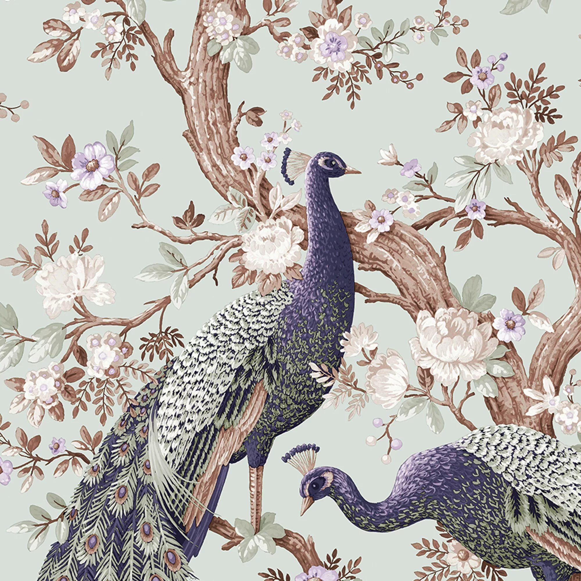 Laura Ashley Belvedere Duck Egg Peacock Smooth Wallpaper 3 Laura Ashley Belvedere Duck Egg Peacock Smooth Wallpaper - Image 3