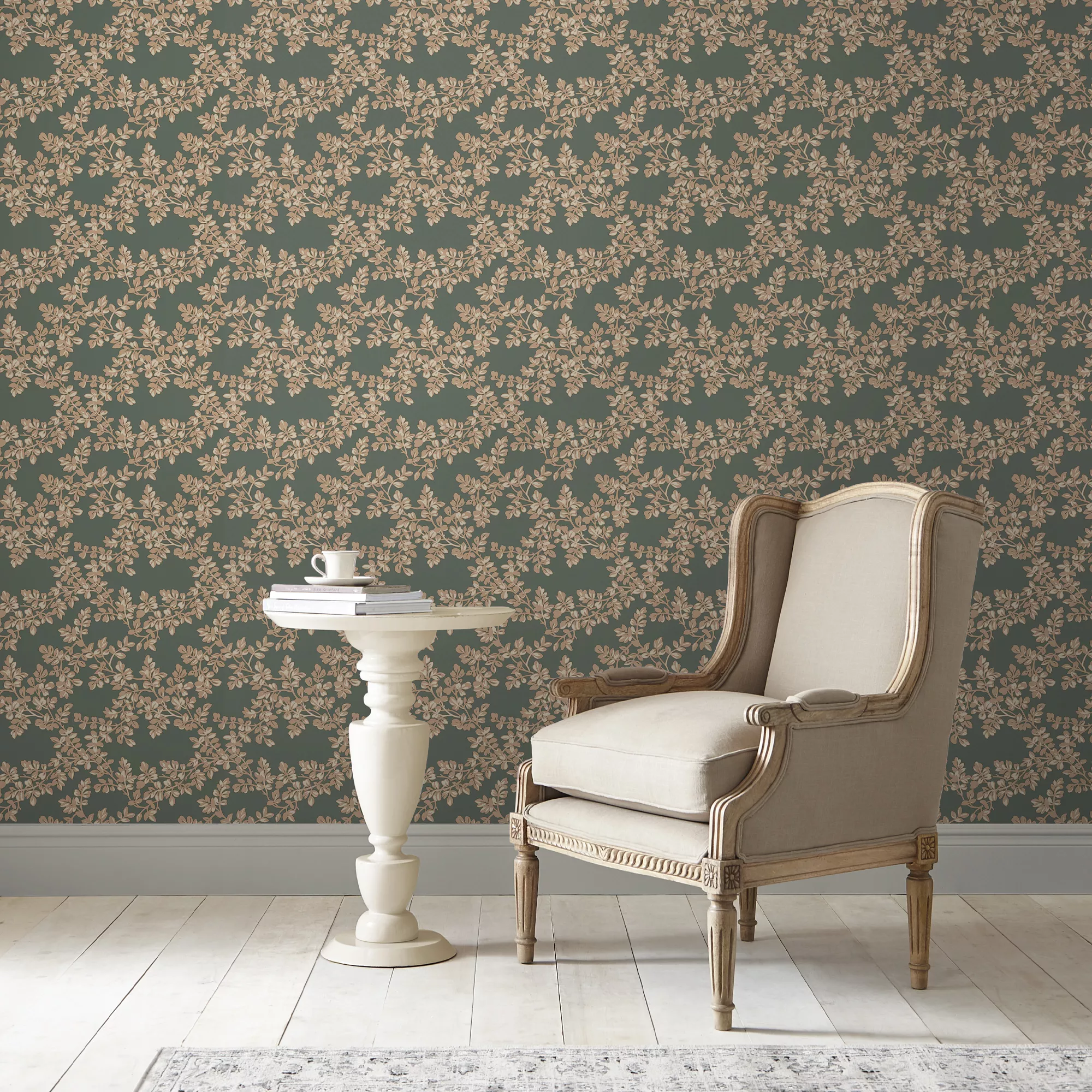 Laura Ashley Burnham Fern Trail Smooth Wallpaper 5 Laura Ashley Burnham Fern Trail Smooth Wallpaper - Image 5
