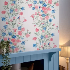 Laura Ashley Charlotte Coral Pink Floral Smooth Wallpaper 11 Laura Ashley Charlotte Coral Pink Floral Smooth Wallpaper -Laura Ashley Sales Store laura ashley charlotte coral pink floral smooth wallpaper5011583492897 21i bq