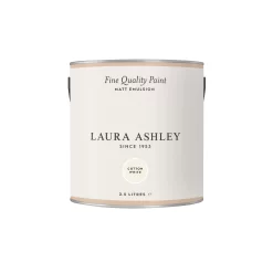 Laura Ashley Cotton White Matt Emulsion Paint, 2.5L -Laura Ashley Sales Store laura ashley cotton white matt emulsion paint 2 5l5011583472011 08c bq