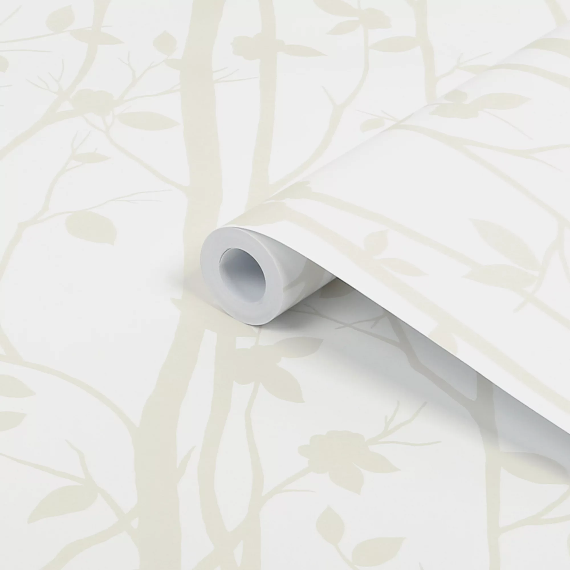 Laura Ashley Cottonwood Pearlescent White Trail Smooth Wallpaper 2 Laura Ashley Cottonwood Pearlescent White Trail Smooth Wallpaper - Image 2