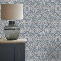 Laura Ashley Country Charm Blue Classical Smooth Wallpaper -Laura Ashley Sales Store laura ashley country charm blue classical smooth wallpaper5011583524475 21i bq