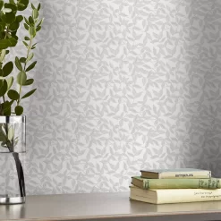 Laura Ashley Country Charm Grey Leaves Smooth Wallpaper 8 Laura Ashley Country Charm Grey Leaves Smooth Wallpaper -Laura Ashley Sales Store laura ashley country charm grey leaves smooth wallpaper5011583492989 20i bq