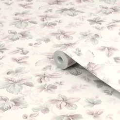 Laura Ashley Country Charm Natural Leaves Smooth Wallpaper