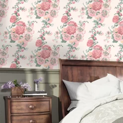 Laura Ashley Country Charm Pink Floral Smooth Wallpaper -Laura Ashley Sales Store laura ashley country charm pink floral smooth wallpaper5011583524178 20i bq
