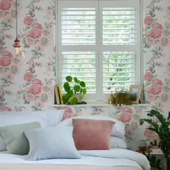Laura Ashley Country Charm Pink Floral Smooth Wallpaper -Laura Ashley Sales Store laura ashley country charm pink floral smooth wallpaper5011583524178 21i bq